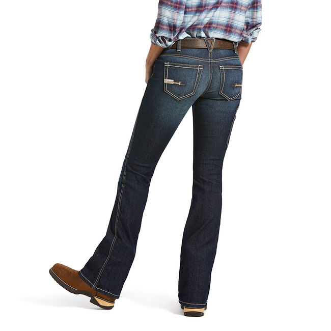 Ariat Women's Rebar DuraStretch Riveter Boot Cut Jean image number null