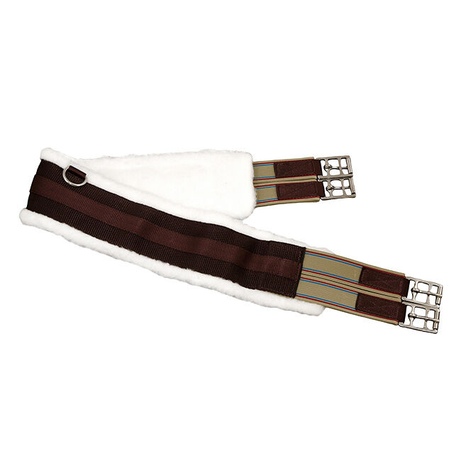  Features elastic on both ends, roller buckles for ease of cinching and center dee for tie down attachments.  image number null