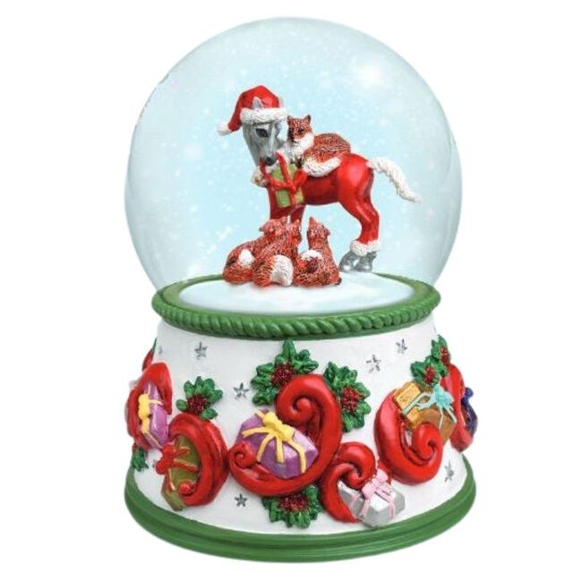Breyer 2022 Holiday Snow Globe  Forest Friends  image number null