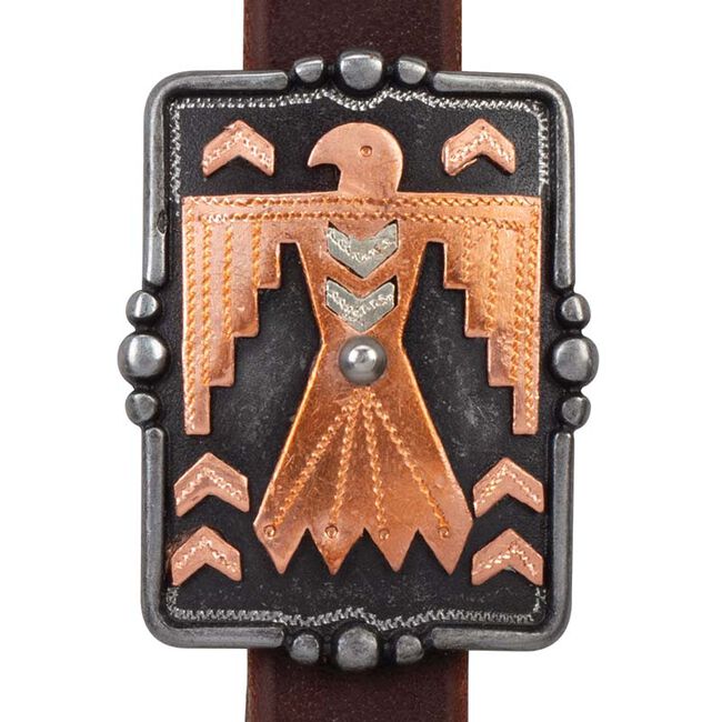 Weaver Equine Working Tack Single Ear Headstall with Designer Hardware - Canyon Rose image number null