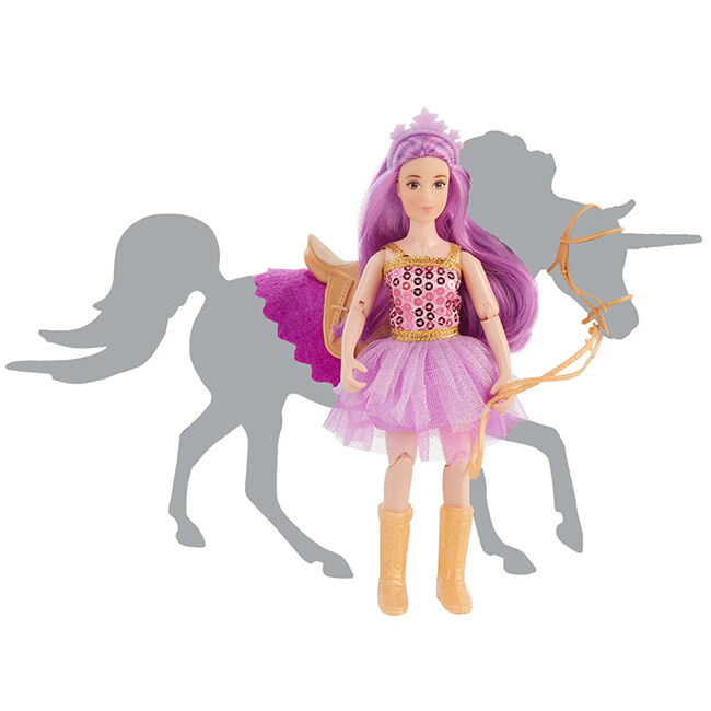 Breyer Lyra Unicorn Rider & Tack image number null