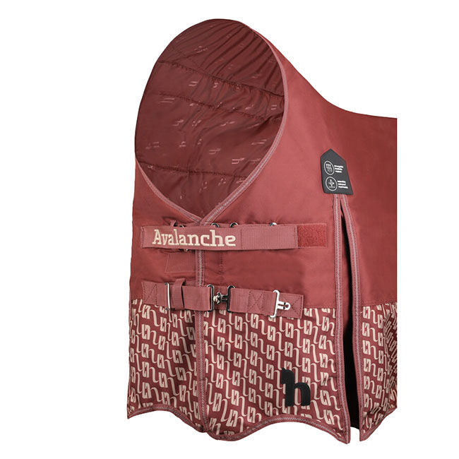 Horze Avalanche Turnout Rug with High Neck (150g) - Smoked Paprika image number null