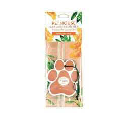 Pet House Candle Car Air Freshener - Mandarin Sage