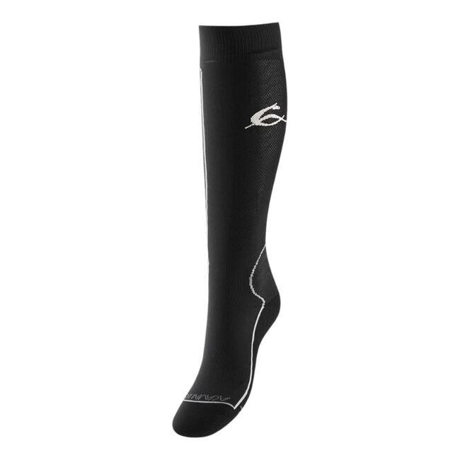 Acavallo Friction Free Deocell Knee Socks - Black image number null