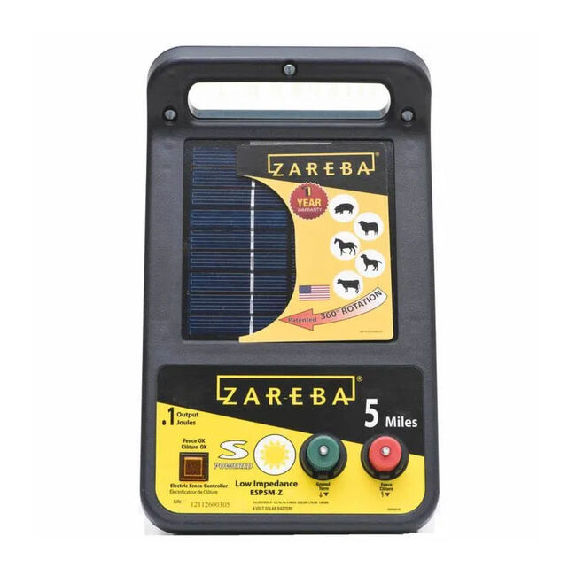 Zareba 5-Mile Solar Low Impedance Fence Charger image number null