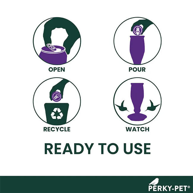 Perky-Pet Ready-to-Use Hummingbird Nectar - Red - 16 oz image number null