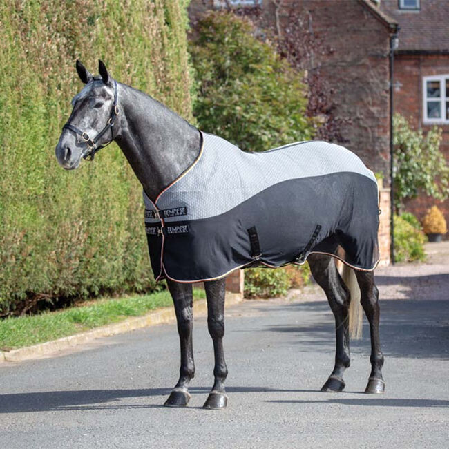 Shires Tempest Original Thermo Balance Cooler Black Closeout The Cheshire Horse