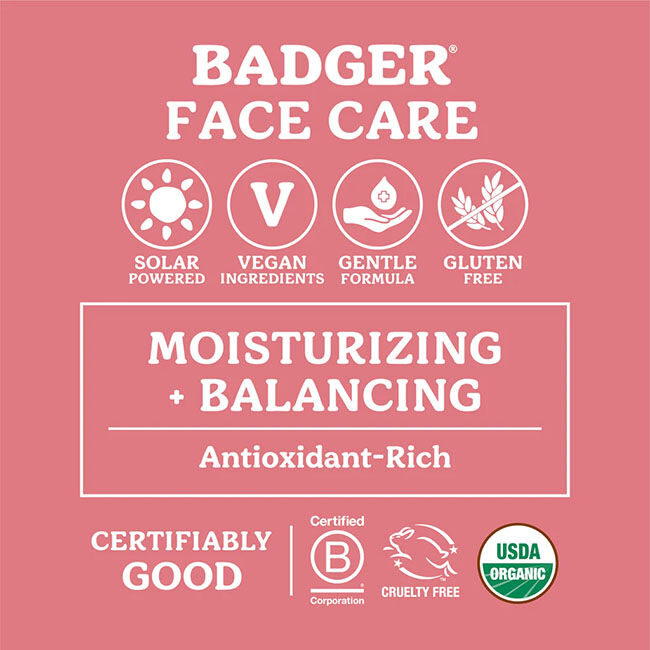 Badger Damascus Rose Face Oil image number null