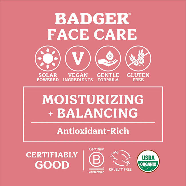 Badger Damascus Rose Face Oil image number null