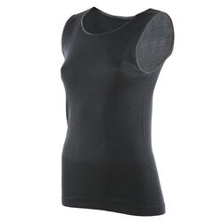 Janus Women's Iris Wool/Silk Blend Tank - Grey