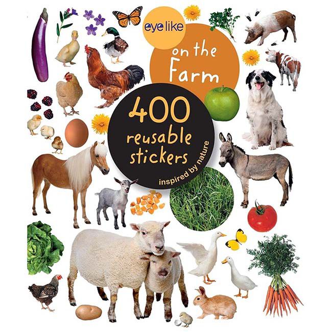 Eyelike Stickers: On the Farm Reusable Sticker Book image number null
