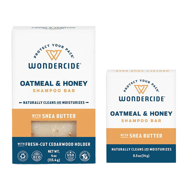 Wondercide Oatmeal & Honey Shampoo Bar for Dogs & Cats image number null