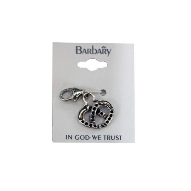 Finishing Touch of Kentucky Barbary Horse Shoe Heart Charm  image number null
