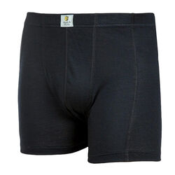 Janus Men's 100% Merino Lightwool Boxer Shorts - Black