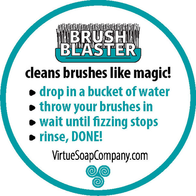 Virtue Soap Company Brush Blaster - Magic Brush Cleaner image number null