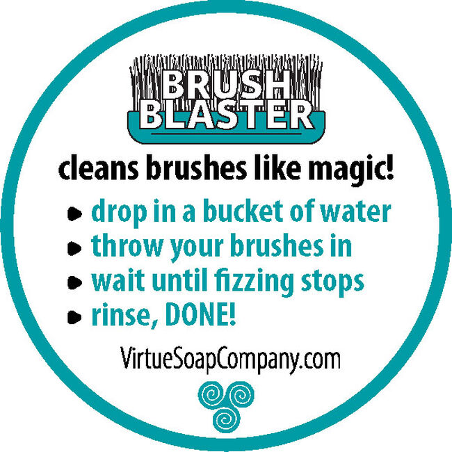 Virtue Soap Company Brush Blaster Magic Brush Cleaner The Cheshire