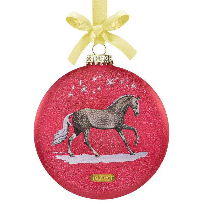 Breyer 2021 Holiday Artist Signature Ornament - Thoroughbred & Warmblood image number null