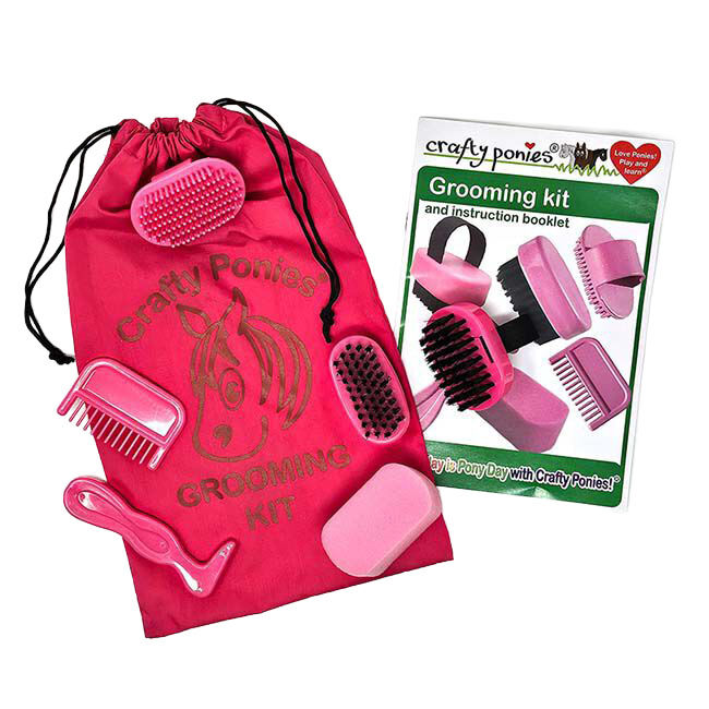 Crafty Ponies Toy Grooming Kit - Pink image number null