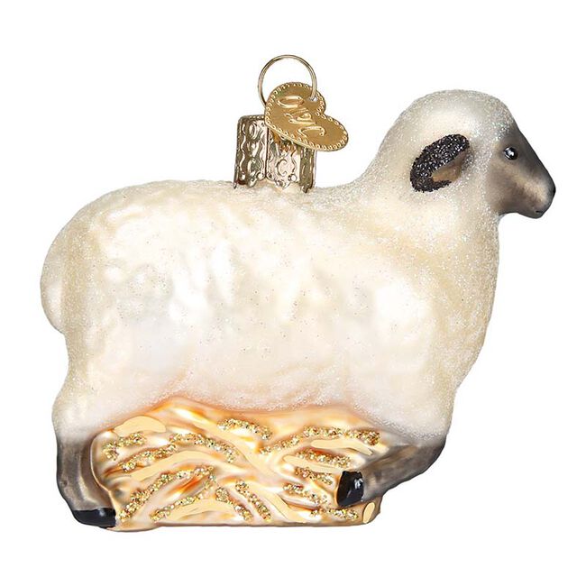 Old World Christmas Sheep Ornament image number null