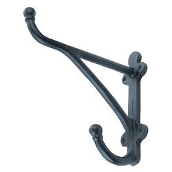 Weaver Leather Supply 10" Cast Iron Double Harness Hook - Black