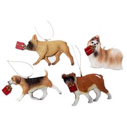 GiftCraft Dogs Carrying Gifts Ornament - Closeout