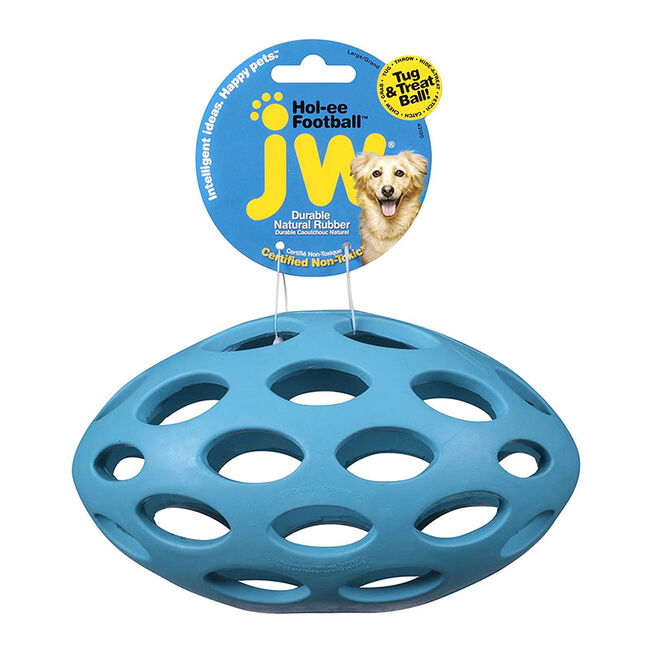 JW Pet Hol-ee Football Dog Toy image number null