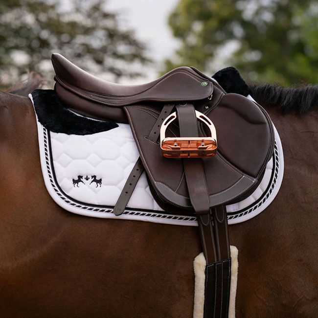 Henri De Rivel Equipe Covered Close Contact IGP Saddle - Havana image number null