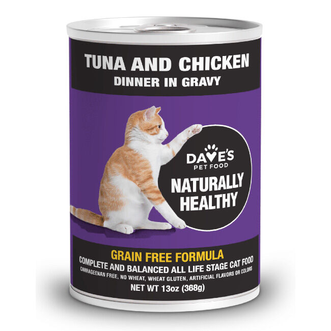 Dave's Pet Food Naturally Healthy Cat Food Tuna Chicken Dinner