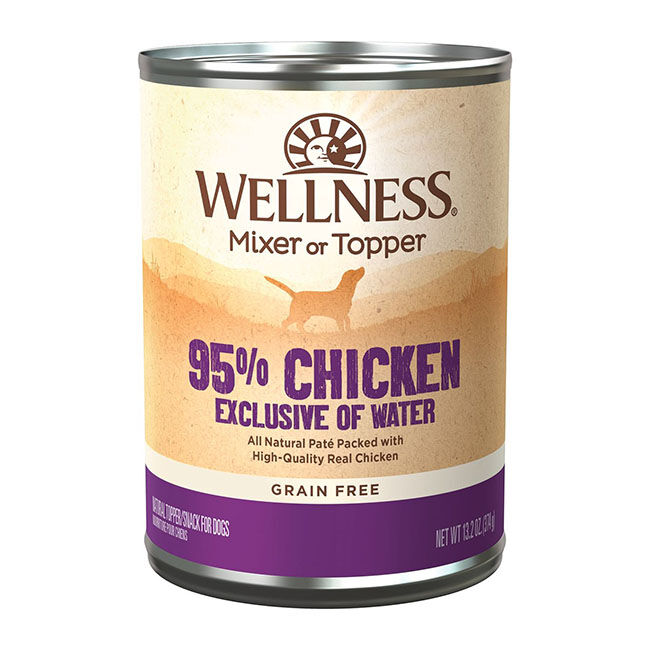 Wellness Complete Health 95% Dog Food Topper - Chicken Recipe - 13.2 oz image number null