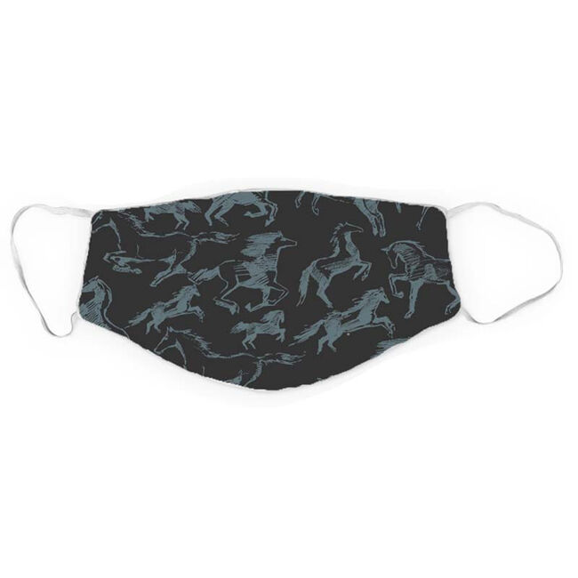 Dreamers and Schemers Face Masks - Horses and Unicorns Horse Outline image number null