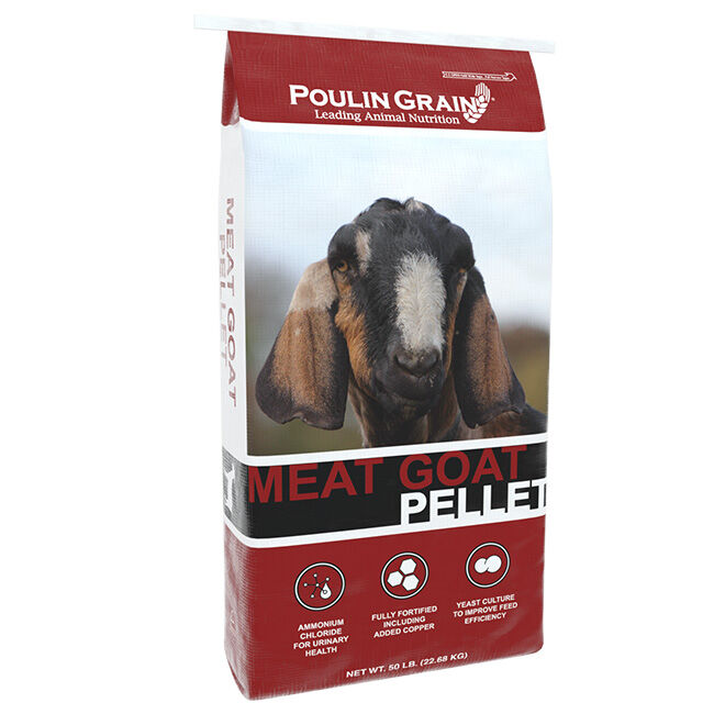 Poulin Grain Meat Goat - Pellets - 50 lb image number null