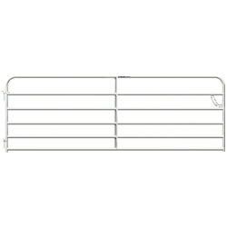 Behlen Country Heritage Gate - Round Corners - Galvanized