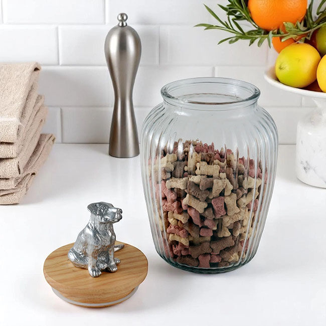 Arthur Court Dog Treat Jar image number null