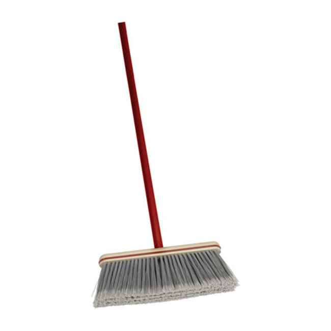 Harper 12" Broom with Soft Bristles image number null