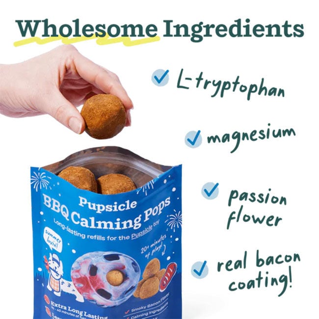 Woof Pupsicle Refill Pops - BBQ Calming image number null