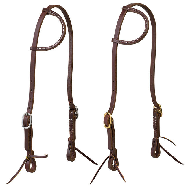 Weaver Equine Working Tack Sliding Ear Headstall image number null