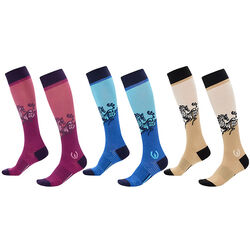 Kerrits Women's Frolic Horse Knee-Hi Socks