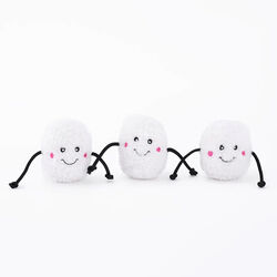 ZippyPaws Holiday Miniz - Marshmallows - 3-Pack