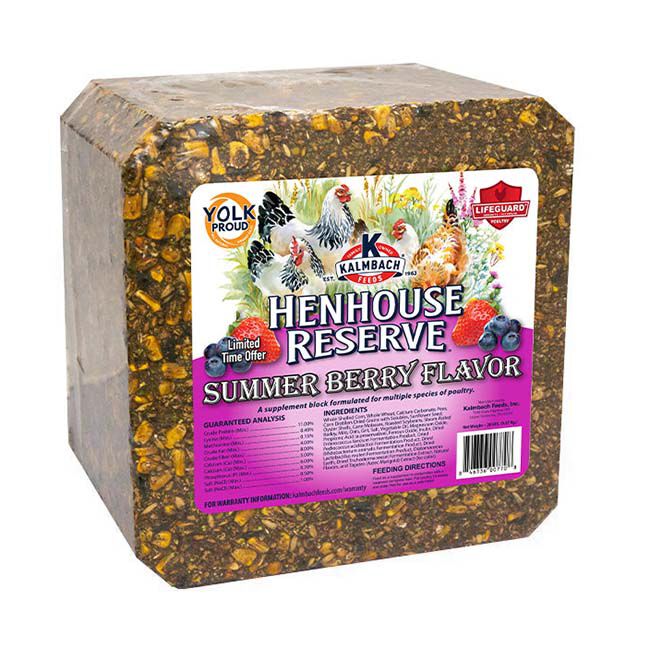 Kalmbach Feeds Henhouse Reserve Block - Summer Berry - 20 lb image number null