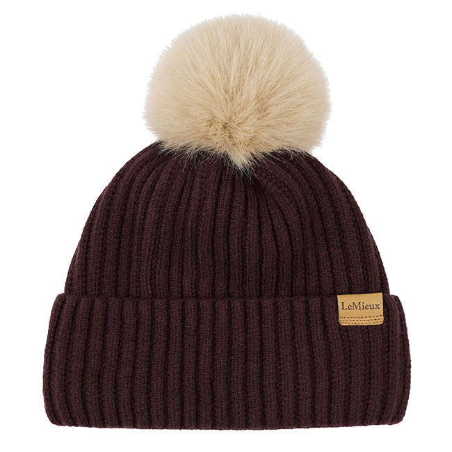 LeMieux Clara Rib Beanie - Damson image number null