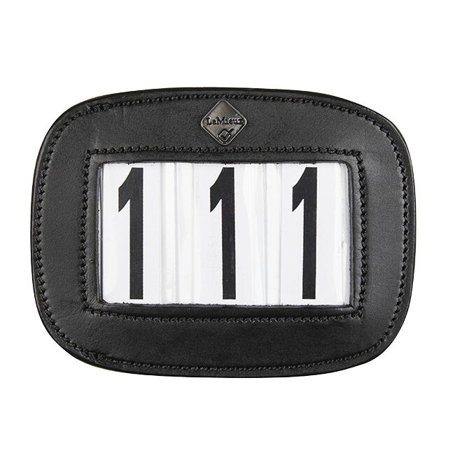 LeMieux Leather Saddle Number Holder image number null
