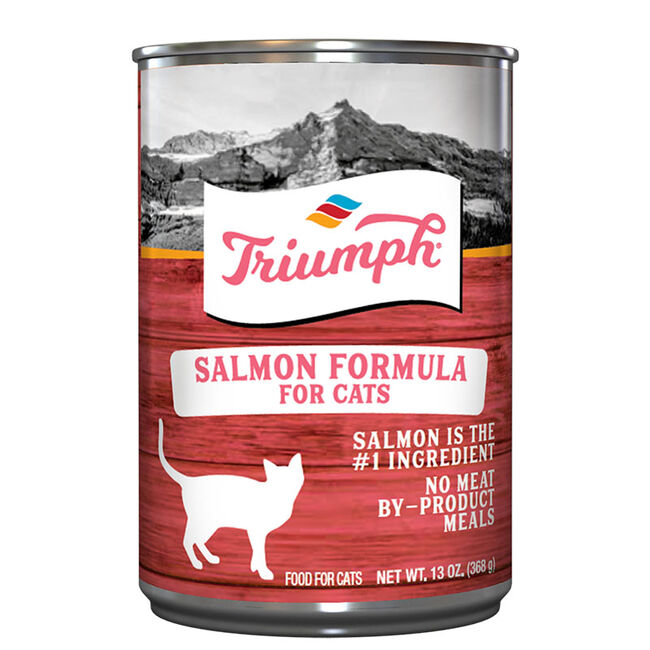Triumph Premium Cat Food - Salmon Formula 13oz image number null