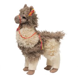 Douglas Zephyr Taupe Llama Plush Toy