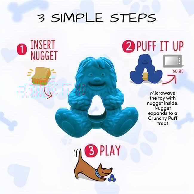 Yeti Dog Yeti Puff & Play Toy image number null