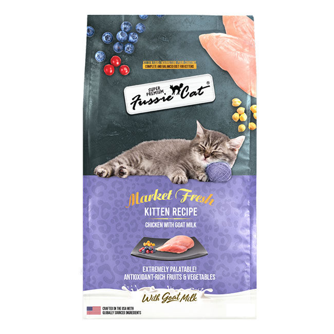 Fussie Cat Market Fresh Kitten Recipe - Chicken with Goat Milk image number null
