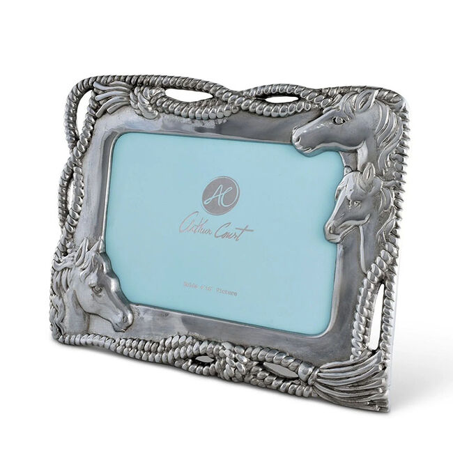 Arthur Court Photo Frame - 4" x 6" - Horses image number null