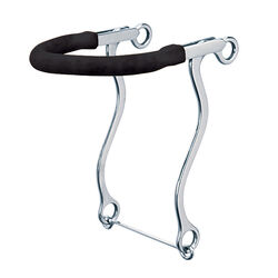 Weaver Equine Hackamore with Gum Rubber Covered Bike Chain Noseband