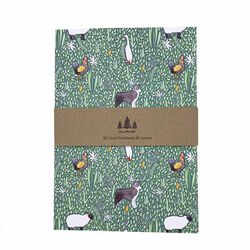 Samantha Hall Designs A5 Lined Notebook - Farm Animals