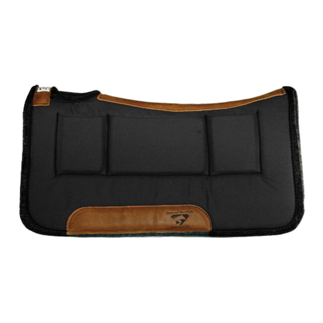 Diamond Wool Contoured Relief Wool Pad Hunter image number null