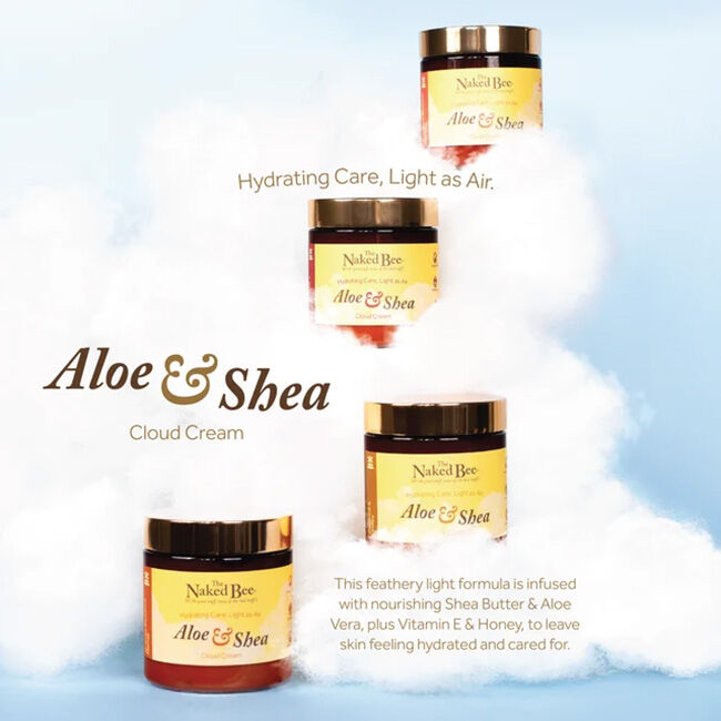 The Naked Bee Aloe & Shea Cloud Cream - Pomegranate & Honey - 8 oz image number null